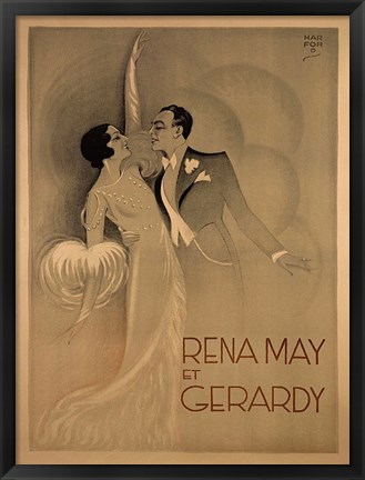 Framed Rena May Et Gerardy Print