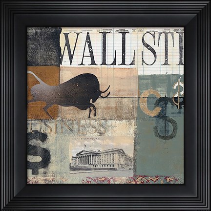 Framed Bull Run Print