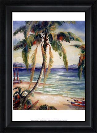 Framed Tropical Breeze II Print