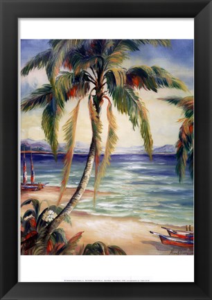 Framed Tropical Breeze II Print