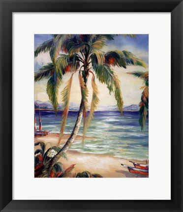 Framed Tropical Breeze II Print