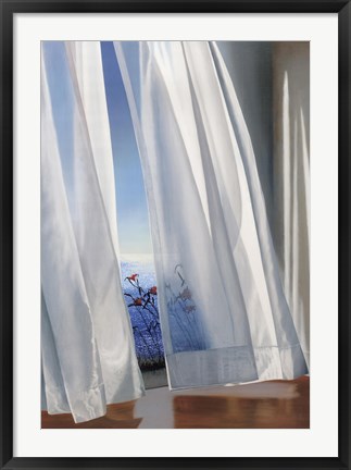 Framed Twilit Lilies Print