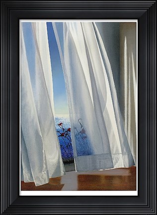 Framed Twilit Lilies Print