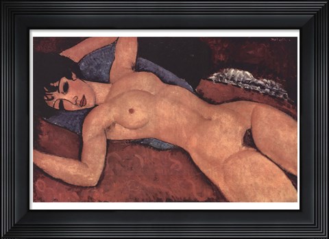 Framed Nude Print