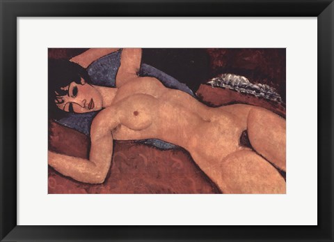 Framed Nude Print