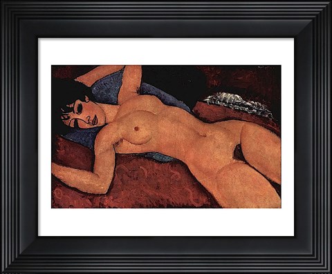 Framed Nude Print