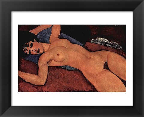 Framed Nude Print