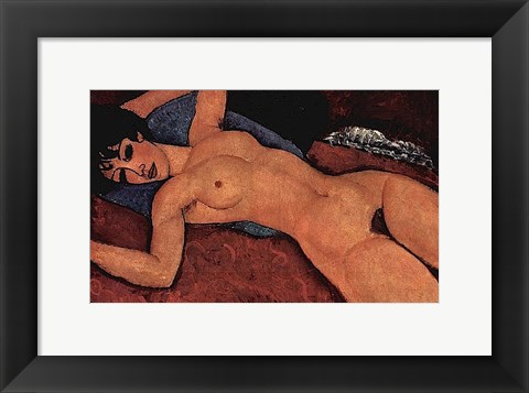 Framed Nude Print