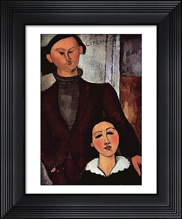 Framed Portrait of Jacques &amp; Berthe Lipchitz Print