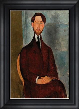 Framed Portrait of Leopold Zborowski Print