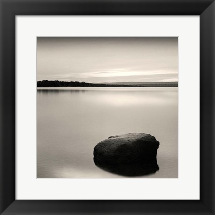 Framed Solo Floating on Ottawa River, Study #2 (detail) Print