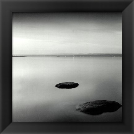 Framed Night on Ottawa River Print