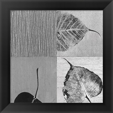 Framed Leaf Quad Print