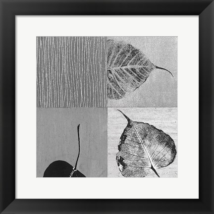 Framed Leaf Quad Print