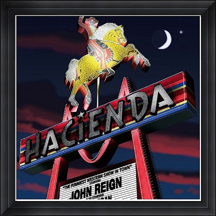 Framed Hacienda Print