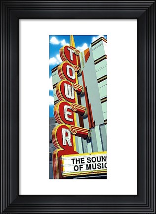 Framed Tower Theater Print