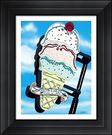 Framed Ice Cream Print