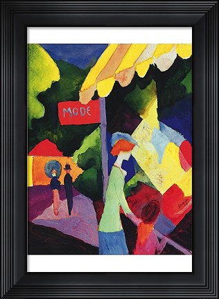 Framed Fashion Store Window Print