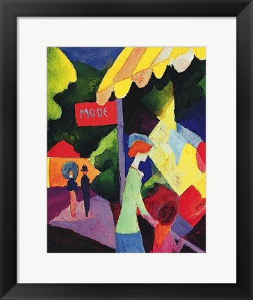 Framed Fashion Store Window Print
