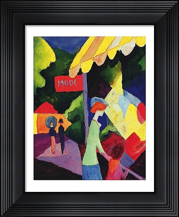 Framed Fashion Store Window Print