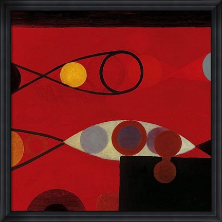 Framed 1957 #4 Print