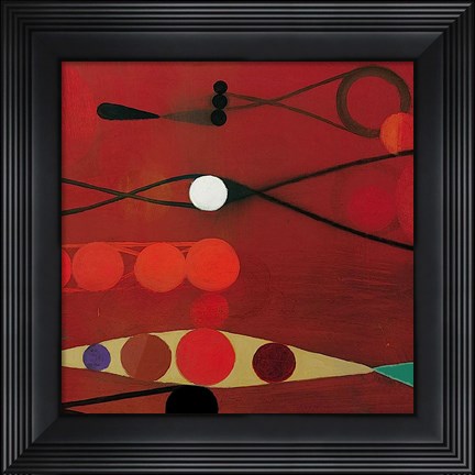 Framed Red Seed #34 Print