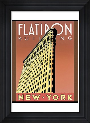 Framed Flatiron Building Print