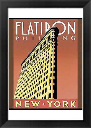 Framed Flatiron Building Print