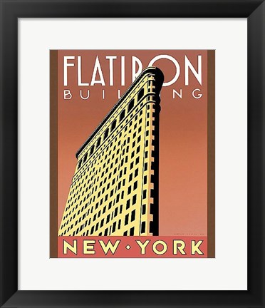 Framed Flatiron Building Print