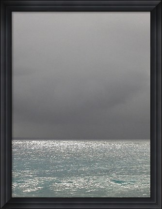 Framed Bleu 6 Print