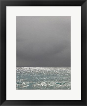 Framed Bleu 6 Print