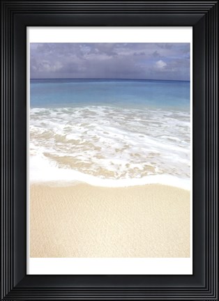 Framed Bleu 1 Print