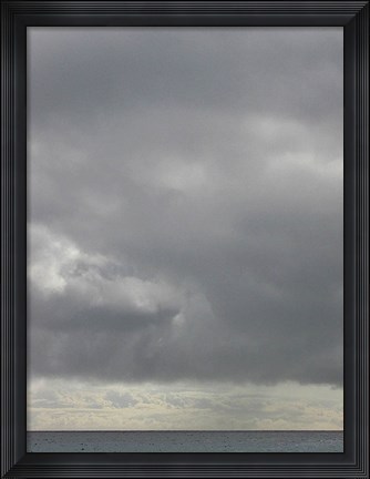 Framed Bleu 10 Print
