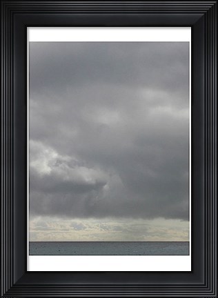 Framed Bleu 10 Print