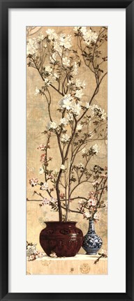 Framed Azaleas and Apple Blossoms, 1879 Print