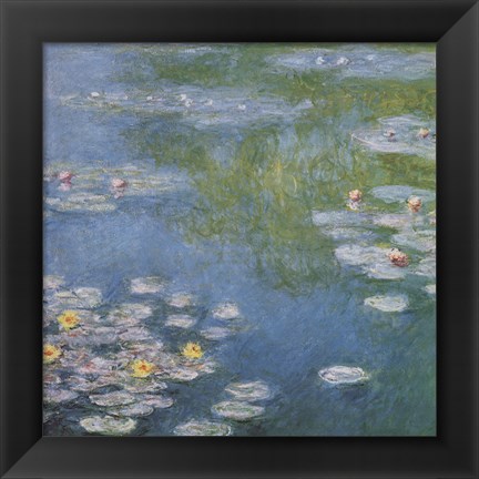 Framed Nympheas at Giverny Print