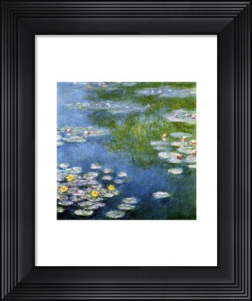 Framed Nympheas at Giverny Print