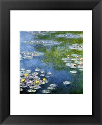 Framed Nympheas at Giverny Print