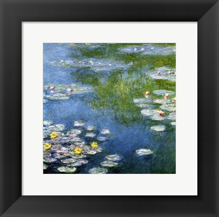 Framed Nympheas at Giverny Print