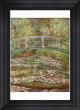 Framed Water Lily Pond, 1899 Print