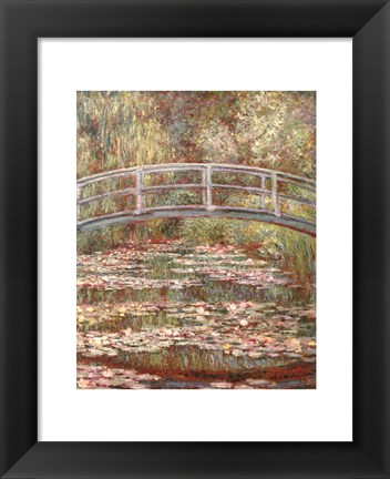 Framed Water Lily Pond, 1899 Print