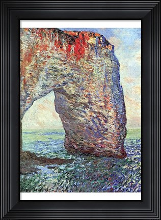 Framed Manneporte near Etretat, 1886 Print