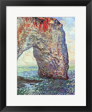 Framed Manneporte near Etretat, 1886 Print