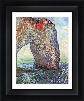 Framed Manneporte near Etretat, 1886 Print