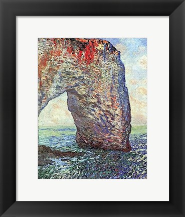 Framed Manneporte near Etretat, 1886 Print