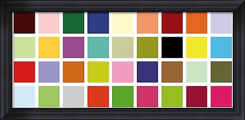 Framed Paint Box Graphic II Print