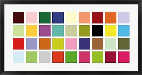 Framed Paint Box Graphic II Print