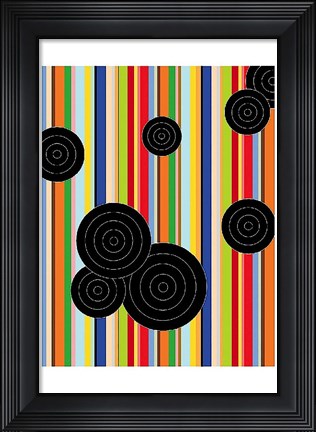 Framed Multiple Universe, No Lines Print