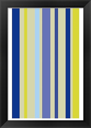 Framed Violet Stripe Print