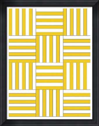 Framed Checkerboard Key Print